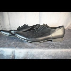 H&M Dress Shoes Men’s Size 45 11 Black Lace Up A4557